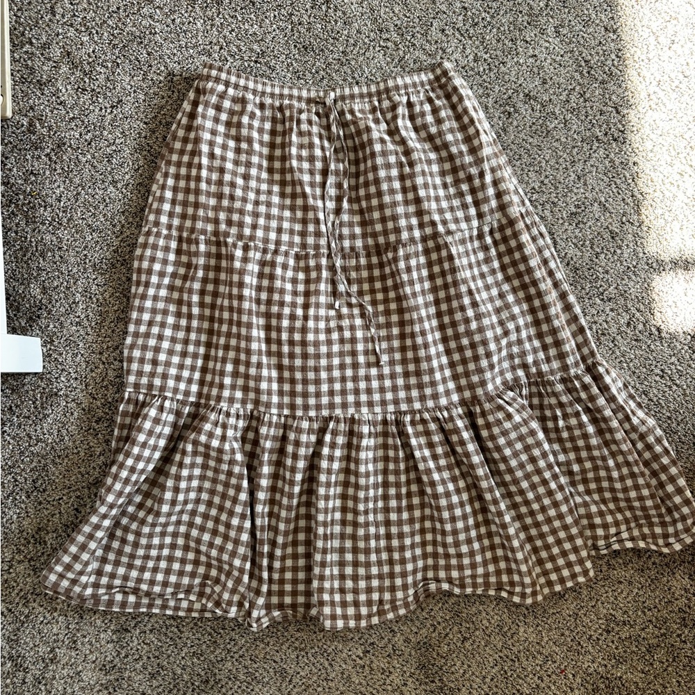 Neuflora Gingham Charleston Skirt